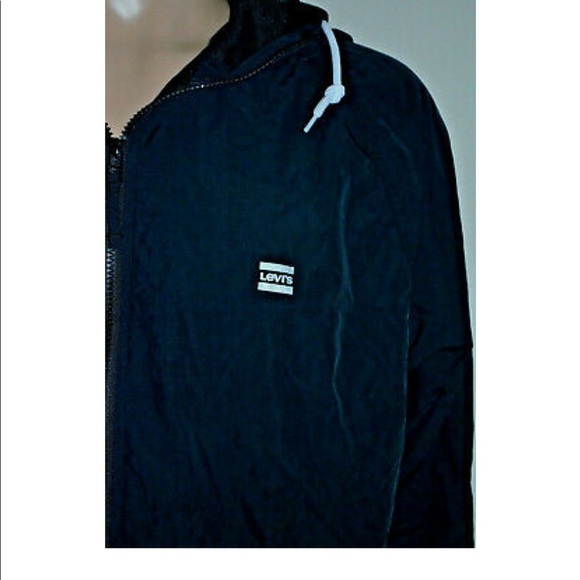 Levi's Windrunner Coat Black NWT Style 746130000 - Picture 6 of 8